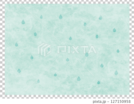 水彩風格簡約雨水背景素材 127150958