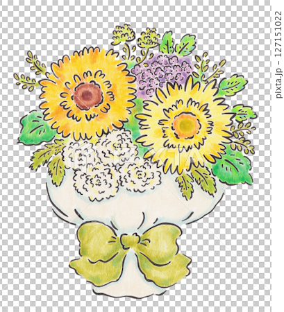 ひまわりの花束 ひまわりの花束 127151022