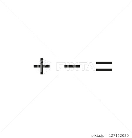 Math plus, minus, multiply, divide symbol vector. Calculator symbol collection. Mathematic symbol set. Math sign icons. Math plus, minus, multiply, divide symbol vector. Calculator symbol collection. Mathematic symbol set. Math sign icons. 127152020