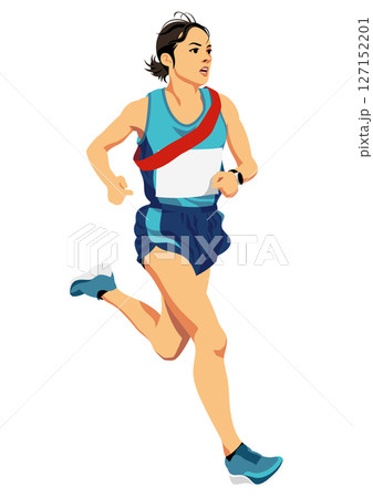 女子駅伝ランナー 女子駅伝ランナー 127152201