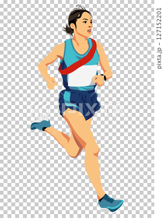 女子駅伝ランナー 女子駅伝ランナー 127152201
