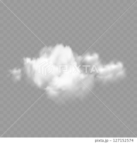 Realistic White Smoke Cloud Effect - Transparent Fog Mist. Vector Realistic White Smoke Cloud Effect - Transparent Fog Mist. Vector 127152574