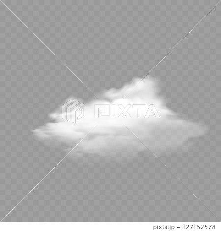 Realistic White Smoke Cloud Effect - Transparent Fog Mist. Vector Realistic White Smoke Cloud Effect - Transparent Fog Mist. Vector 127152578