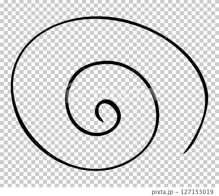 Hand drawn swirls and felt tip pen lines 127153019