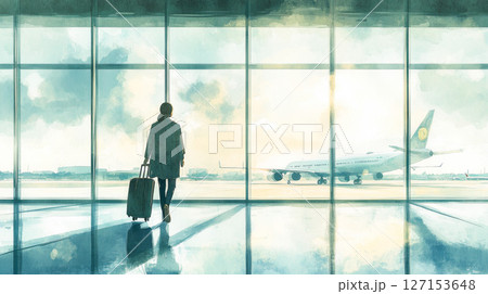 空港・旅行(イラスト) 空港・旅行(イラスト) 127153648