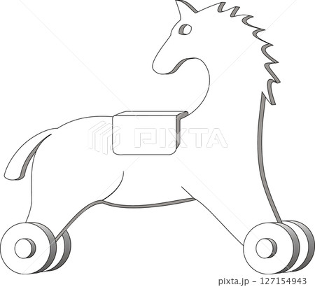 ペーパーホース(紙の馬)白馬13 ペーパーホース(紙の馬)白馬13 127154943