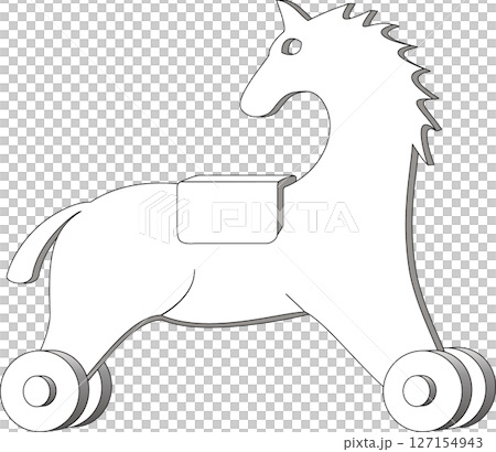 ペーパーホース(紙の馬)白馬13 ペーパーホース(紙の馬)白馬13 127154943