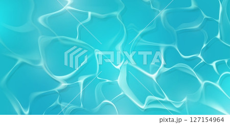 Turquoise water caustic pattern 127154964