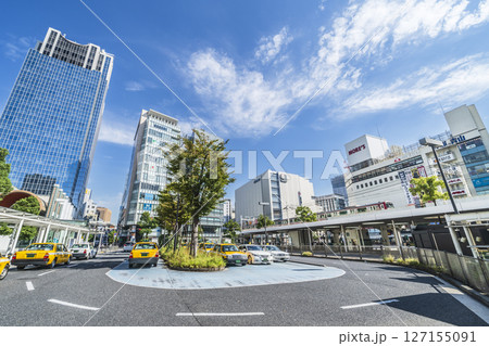 川崎駅前の都市風景【神奈川県・川崎市】 127155091