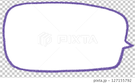 Handwritten simple square speech bubble 127155792