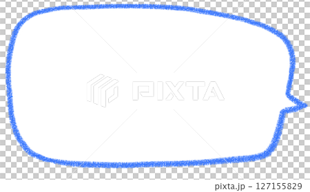 Handwritten simple square speech bubble Handwritten simple square speech bubble 127155829