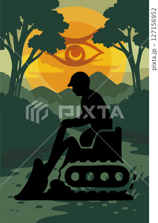 お天道様は見ている 私有地や国有地を無許可で勝手に無断開拓や無断建設する お天道様は見ている 私有地や国有地を無許可で勝手に無断開拓や無断建設する 127156952