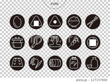 米圖示象形文字向量插圖集 127157000