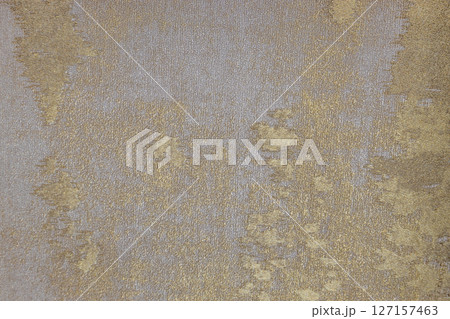 Elegant Gold and Silver Textured Wallcovering Background with Metallic Finish 127157463