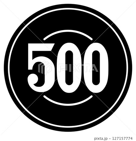 五百円 JPY アイコン 五百円 JPY アイコン 127157774