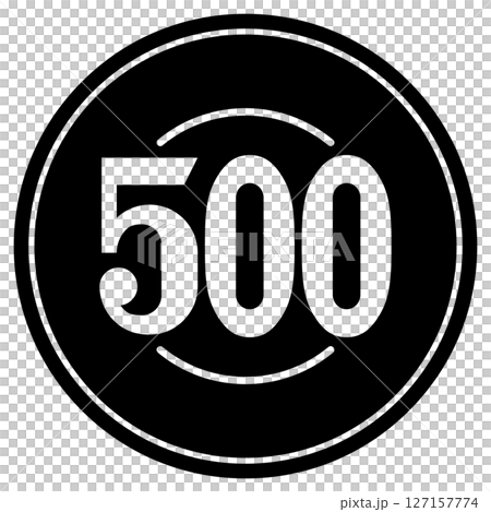 五百円 JPY アイコン 五百円 JPY アイコン 127157774