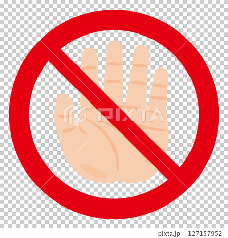 請勿用手觸摸標誌圖 請勿用手觸摸標誌圖 127157952