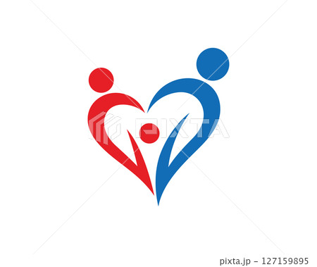 Family Logo Template Design Vector, Emblem, Design Concept, Creative Symbol, Icon 127159895
