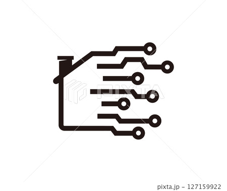House Technology Logo Template Design Vector, Emblem, Design Concept, Creative Symbol, Icon House Technology Logo Template Design Vector, Emblem, Design Concept, Creative Symbol, Icon 127159922