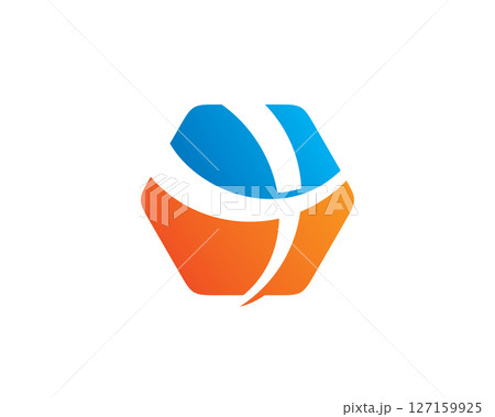 Abstract Hexagonal Logo Template Design Vector, Emblem, Design Concept, Creative Symbol, Icon Abstract Hexagonal Logo Template Design Vector, Emblem, Design Concept, Creative Symbol, Icon 127159925