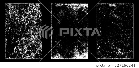 Black and white grunge. Distress overlay texture. Abstract surface dust and rough dirty wall background concept. Distress illustration simply place over object to create grunge effect. Vector EPS10. 127160241