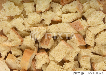 Pieces of stale bread Pieces of stale bread 127160374