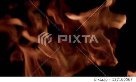 Dynamic Flames Illuminating the Darkness All Around, Captivating the Observers Vision Dynamic Flames Illuminating the Darkness All Around, Captivating the Observers Vision 127160567