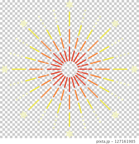 A simple fireworks illustration 127161985