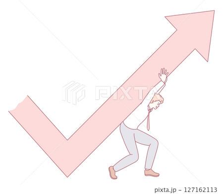 Illustration of Business Growth and Challenges Faced Throughout the Process of Development 127162113