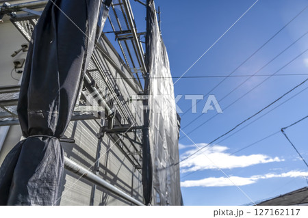 戸建て家屋の外壁修繕工事 外壁 外張り断熱リフォーム 戸建て家屋の外壁修繕工事 外壁 外張り断熱リフォーム 127162117