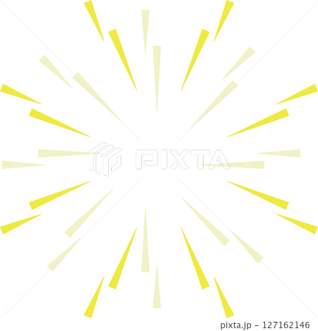 シンプルな花火のイラスト シンプルな花火のイラスト 127162146