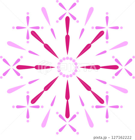 シンプルな花火のイラスト 127162222