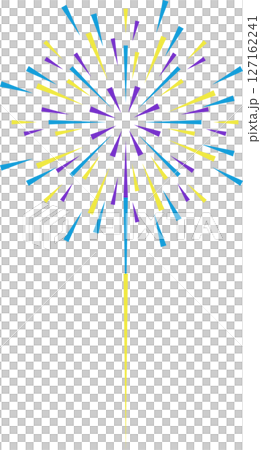 シンプルな花火のイラスト シンプルな花火のイラスト 127162241