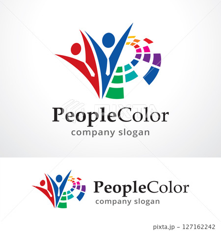 People Color Logo Template Design Vector, Emblem, Design Concept, Creative Symbol, Icon People Color Logo Template Design Vector, Emblem, Design Concept, Creative Symbol, Icon 127162242