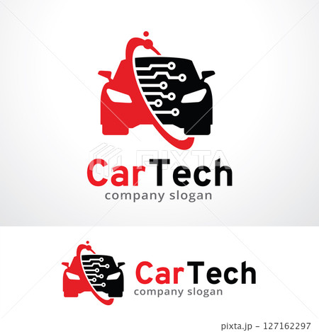 Car Technology Logo Template Design Vector, Emblem, Design Concept, Creative Symbol, Icon 127162297