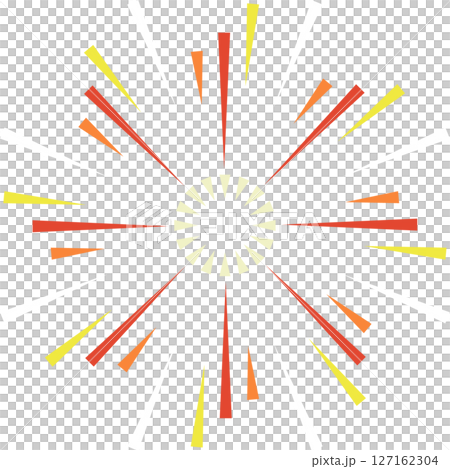 簡單的煙花插畫 簡單的煙花插畫 127162304