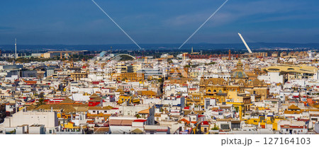 Seville Panoramic Cityview from Seville Cathedral, Spain Seville Panoramic Cityview from Seville Cathedral, Spain 127164103