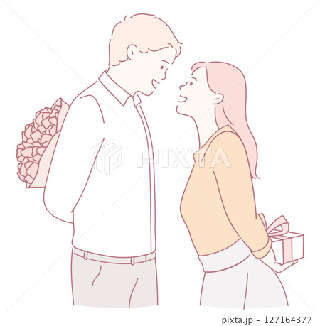 Enjoy a Romantic Surprise with Beautiful Flowers and Thoughtful Gifts for your loved one 127164377