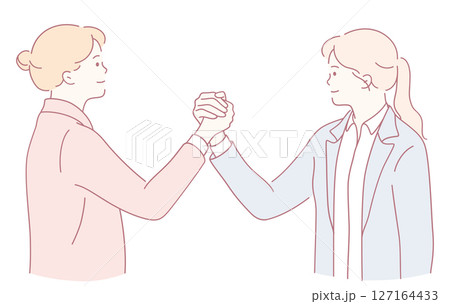 Empowering Women A Collaborative Arm Wrestling Illustration for Everyone to Enjoy Empowering Women A Collaborative Arm Wrestling Illustration for Everyone to Enjoy 127164433