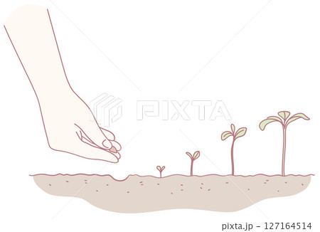 Cultivating and planting seeds fosters growth and nurturing in the art of gardening Cultivating and planting seeds fosters growth and nurturing in the art of gardening 127164514