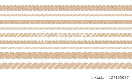 Rope of different thickness net 127165027