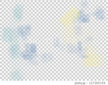 淺藍色、黃色和藍色水彩方形背景材質 淺藍色、黃色和藍色水彩方形背景材質 127165159