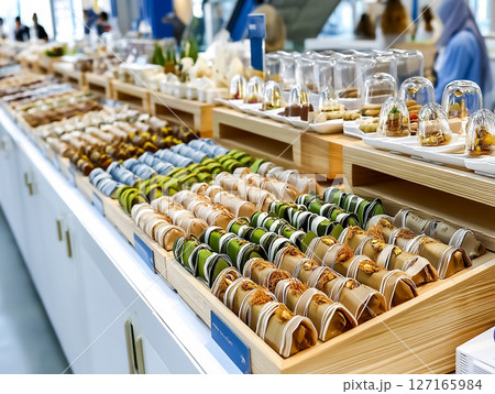 美味しそうなドバイチョコレートのイメージ素材 127165984