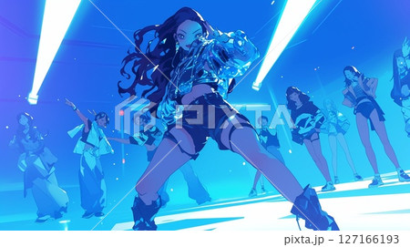 カッコいい女性ダンスグループ 127166193