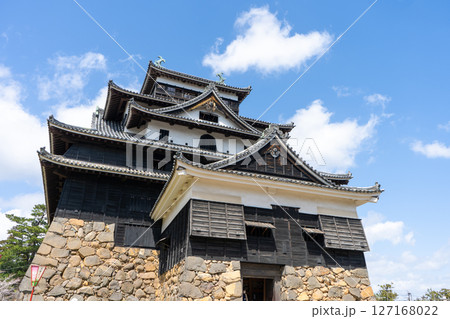 島根県　国宝松江城の天守閣 127168022