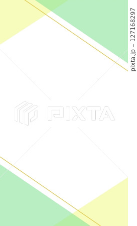 グリーンとゴールドのフレーム 127168297