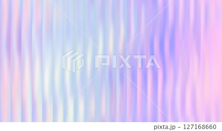 Vector Blurred holographic gradient background. Ribbed glass texture. 127168660