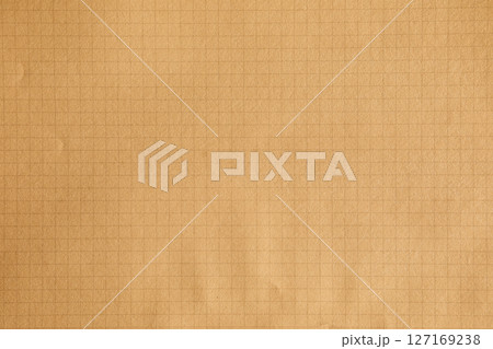 Brown paper with grid cross lines Brown paper with grid cross lines 127169238