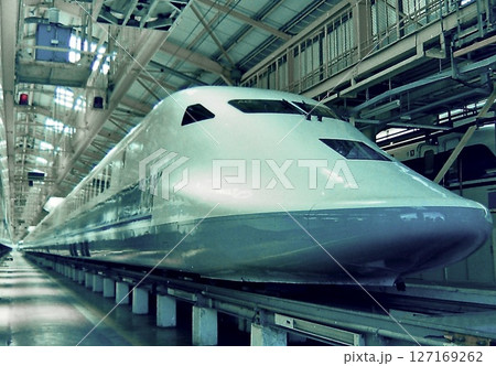 300X（高速試験車両・955形）浜松工場の写真素材 [127169262] - PIXTA