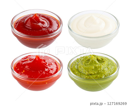Colorful Dips and Sauces Collection 127169269